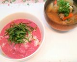 紫山芋で作る！とろろご飯作り方5写真