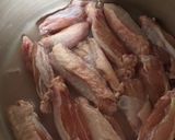 圧力鍋で手羽中の煮物☆作り方1写真