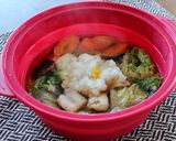 レンジで！仲良く☆タラのあったかふたり鍋作り方9写真