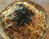 和風ガーリックバターパスタ♡納豆のせ作り方11写真