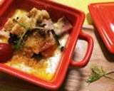 簡単♪コーンスープの素で南瓜グラタン作り方5写真