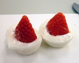 あわしま堂の簡単クリームいちご大福作り方3写真
