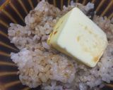 バター醤油かつお節ごはん作り方1写真