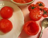 簡単♪ホワイトソースdeトマトファルシー作り方1写真