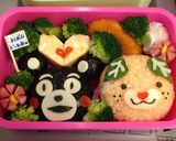 キャラ弁♡ゆるキャラのくまモンとみきゃん作り方15写真