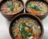 たっぷり野菜と春雨の中華スープ作り方17写真