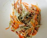 ベーコンと根菜のクリームチーズサンド❤️作り方3写真