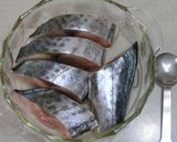 追いがつお節つゆでサワラのレンジ蒸し作り方2写真