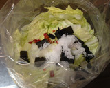 とっても簡単！！ビニール袋で白菜のお漬物作り方9写真