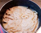 ランチに♡濃厚チーズクリームうどん♡作り方3写真
