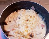 ランチに♡濃厚チーズクリームうどん♡作り方4写真