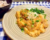 冬の和食！鶏胸肉と厚揚げのみぞれ煮作り方8写真
