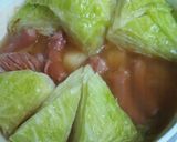 まるごとキャベツのケチャップポトフ作り方3写真
