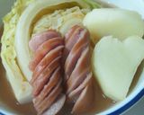 まるごとキャベツのケチャップポトフ作り方4写真