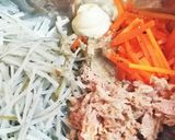 シーチキンinごぼう胡麻マヨサラダ♡作り方3写真