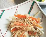 シーチキンinごぼう胡麻マヨサラダ♡作り方4写真