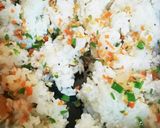にんにく醤油が決め手♡彩りチャーハン作り方4写真