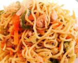 鶏ねぎ塩焼きそばwith創味シャンタン！作り方5写真