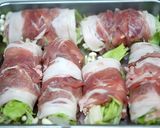 レタスとえのき茸の豚肉巻き作り方4写真