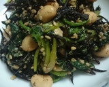 ほうれん草＊ひじきと大豆のごま和え作り方10写真