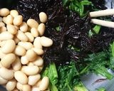ほうれん草＊ひじきと大豆のごま和え作り方5写真