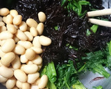 ほうれん草＊ひじきと大豆のごま和え作り方5写真