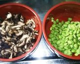 枝豆と椎茸で炊き込みご飯作り方2写真