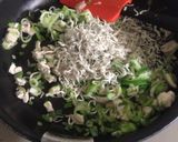 シャンタンネギ焼き飯作り方2写真