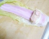 シーチキンとベーコンのロール白菜♪作り方2写真