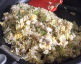 シャンタンネギ焼き飯作り方5写真
