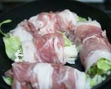 レタスとえのき茸の豚肉巻き作り方5写真