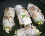 レタスとえのき茸の豚肉巻き作り方6写真