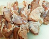⭐モモ肉のｹﾁｬｯﾌﾟ炒め作り方1写真