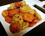美味し～い♪＊蓮根と人参の甘酢炒め＊作り方9写真
