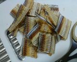 太刀魚骨煎餅作り方5写真