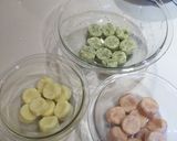 三色 芋もち作り方7写真
