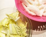 簡単☆やみつき♪豚と白菜のオイ酢ター炒め作り方1写真