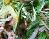 簡単れんこんと水菜のサラダ作り方7写真