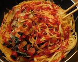 創味シャンタンでナポリタン！？作り方4写真