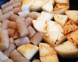 大根とコンニャクの味噌キムチ煮作り方2写真