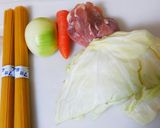 簡単・鶏肉スープパスタ作り方1写真