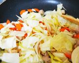 簡単・鶏肉スープパスタ作り方4写真