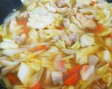 簡単・鶏肉スープパスタ作り方5写真