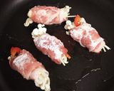 簡単！パプリカとえのきの豚肉巻き作り方4写真