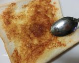胡麻葱コチジャン＊目玉焼きトースト作り方3写真