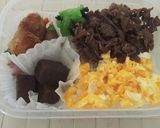牛肉炒め。手作りタレで。おにぎらずにも!作り方5写真