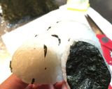 キャラ弁☆スヌーピーおにぎり作り方7写真