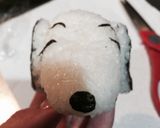 キャラ弁☆スヌーピーおにぎり作り方8写真