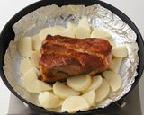 Xmas★はちみつ焼き豚＆抹茶アイス作り方10写真