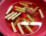 鶏皮ﾄﾛﾄﾛ♡味噌味 きんぴらごぼう作り方1写真